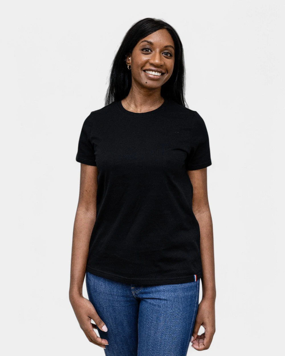 Dames T-shirt met ronde hals, te personaliseren - 17
