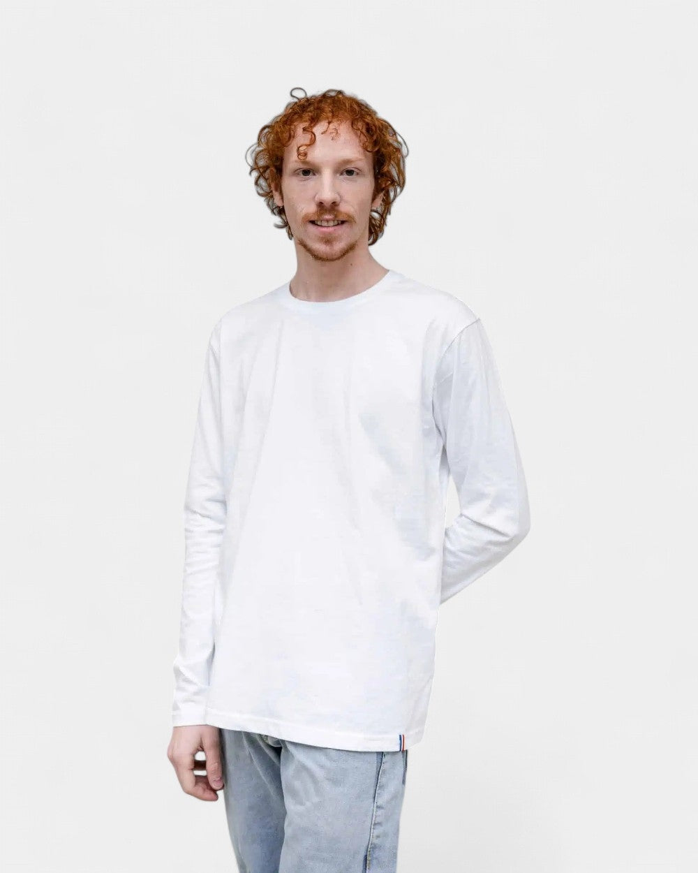 HerenT-shirt met lange mouwen om te personaliseren