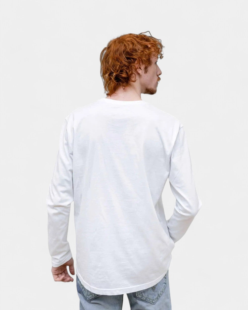 HerenT-shirt met lange mouwen om te personaliseren - 2