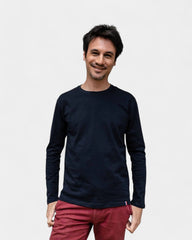 HerenT-shirt met lange mouwen om te personaliseren - 4