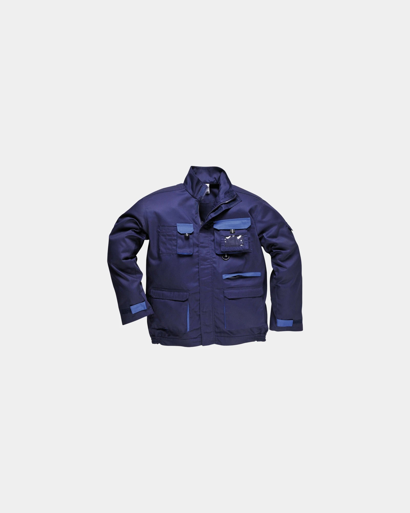 Werkjas Texo contrastkleuren 245 g/m² om te personaliseren - Marineblauw