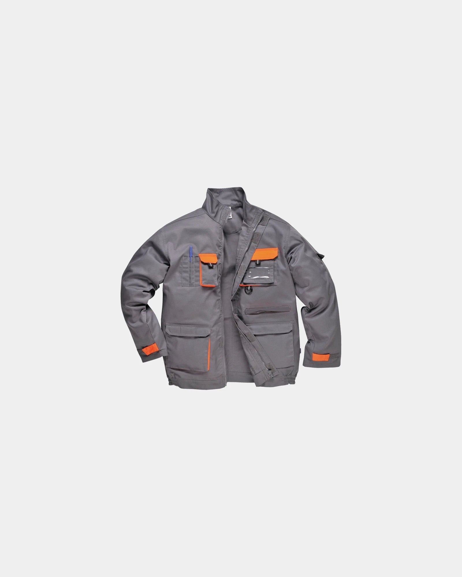 Werkjas Texo contrastkleuren 245 g/m² om te personaliseren - Grijs
