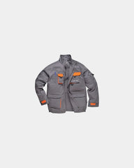 Werkjas Texo contrastkleuren 245 g/m² om te personaliseren - Grijs