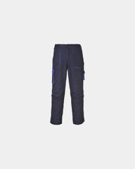 Werkbroek 9 zakken katoen polyester om te personaliseren - Marineblauw