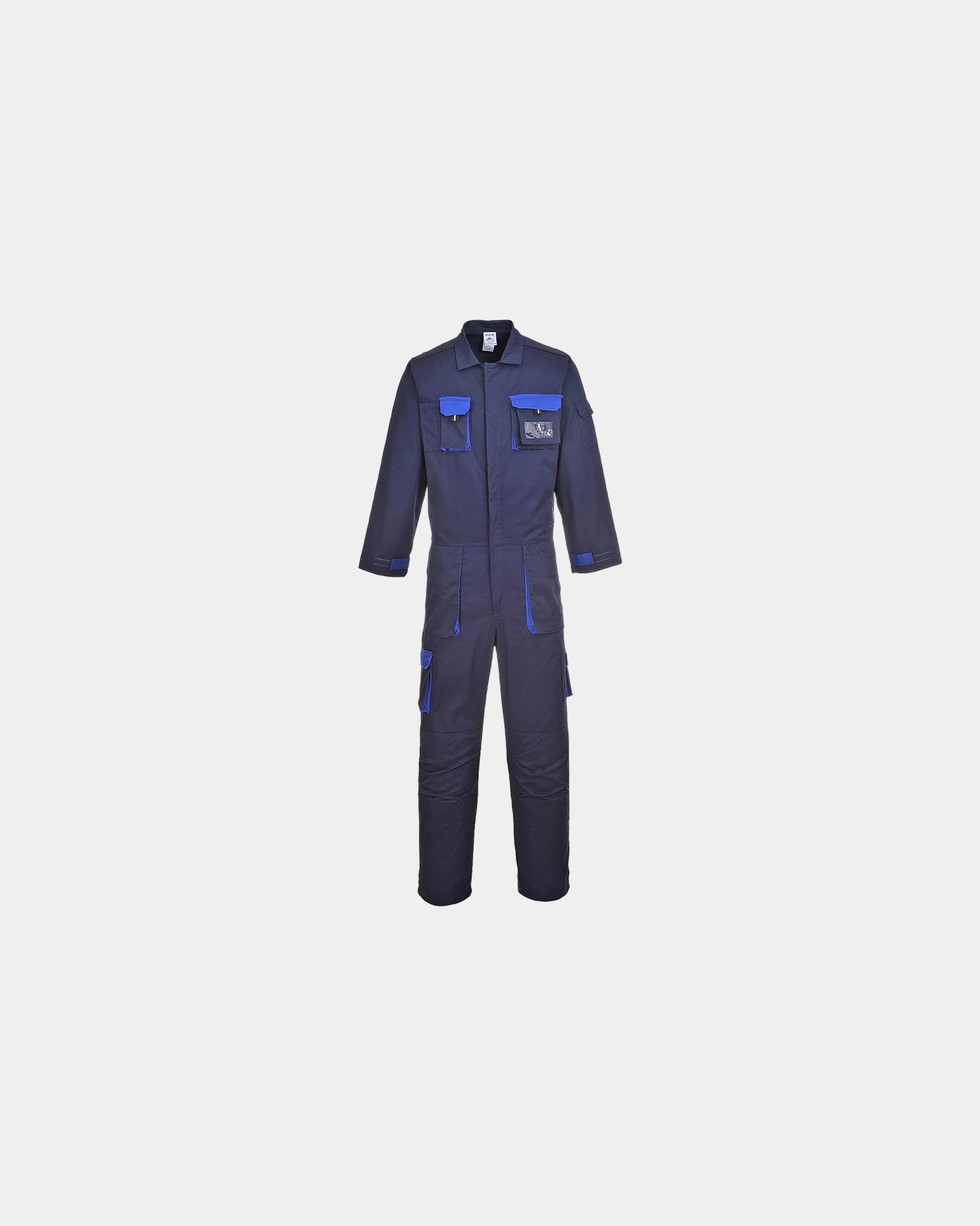 Overall Texo Contrast katoen 245g/m² om te personaliseren - Marineblauw