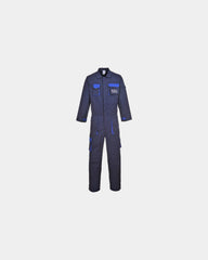 Overall Texo Contrast katoen 245g/m² om te personaliseren - Marineblauw