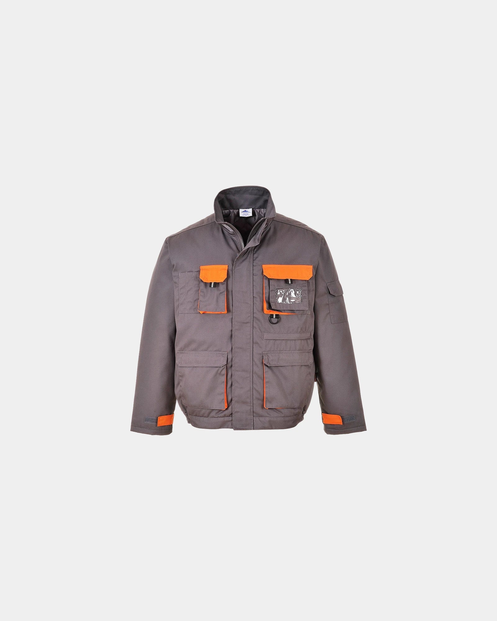 Jas gewatteerd katoen polyester 245g/m² om te personaliseren - Grijs