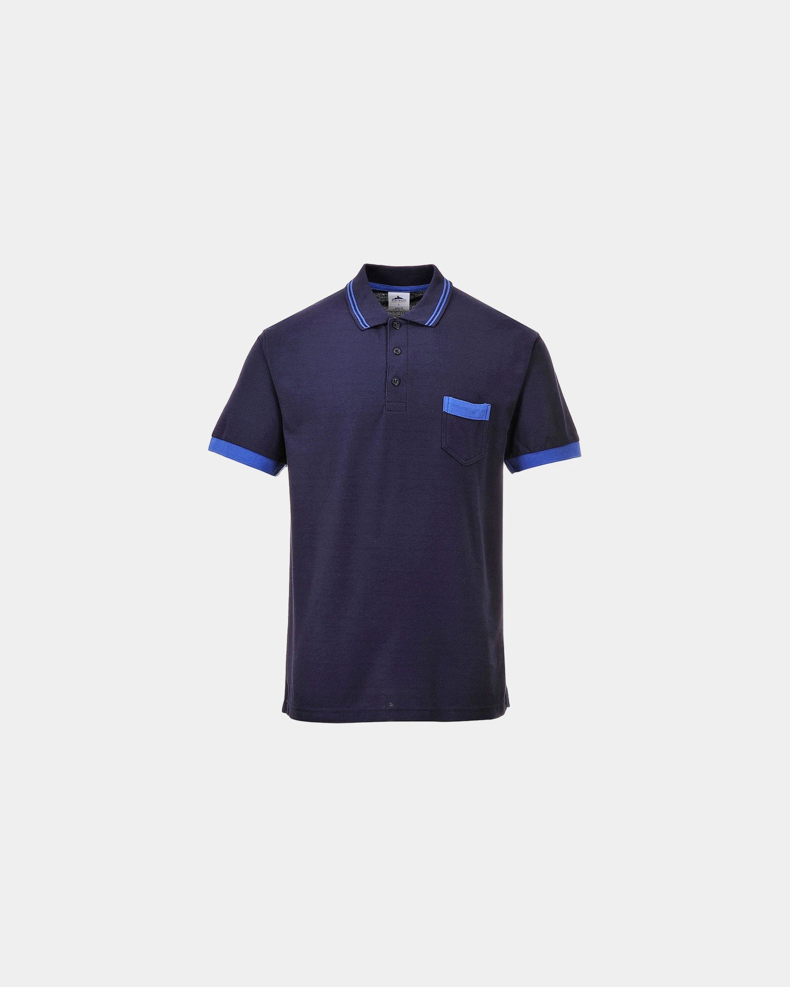 Polo polyester-katoen 210g/m² om te personaliseren - Marineblauw