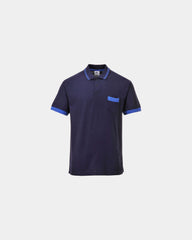 Polo polyester-katoen 210g/m² om te personaliseren - Marineblauw