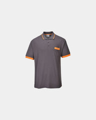 Polo polyester-katoen 210g/m² om te personaliseren - Grijs