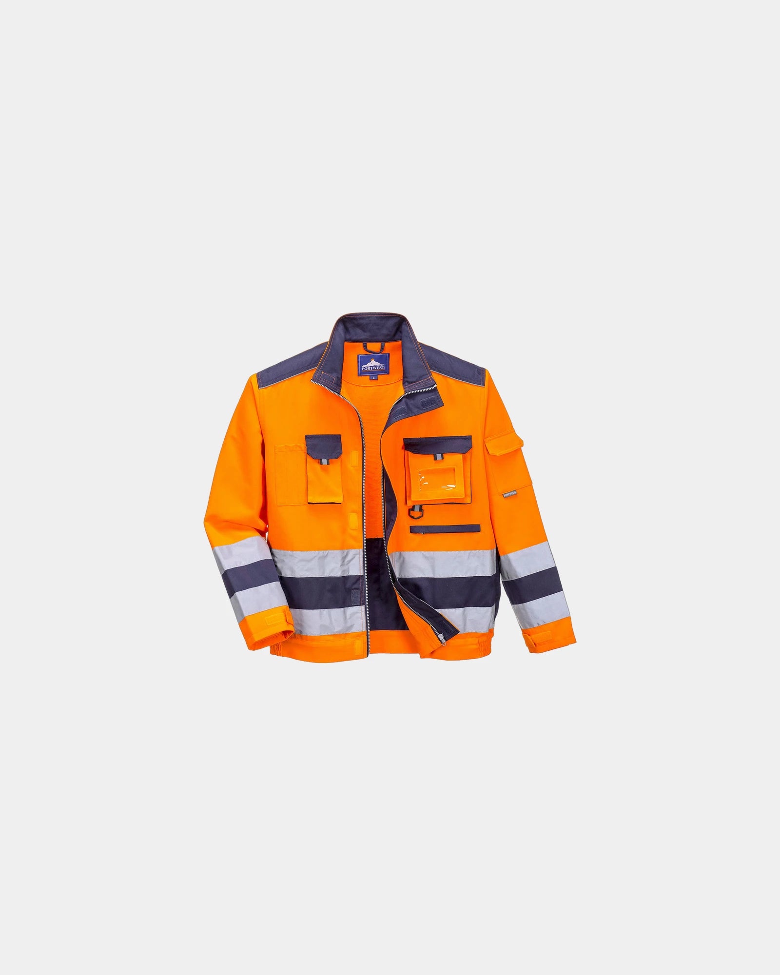 Werkjas polycoton 245 g/m² Lille om te personaliseren - Oranje