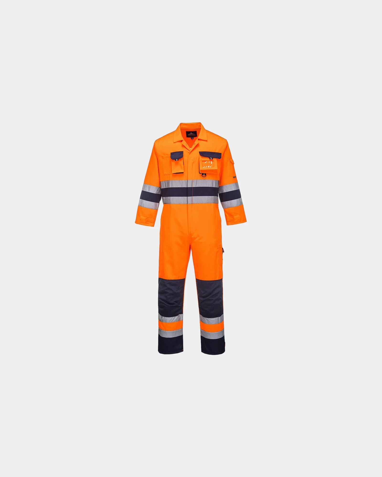 Overall hoge zichtbaarheid tweekleurig om te personaliseren - Oranje