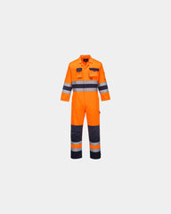 Overall hoge zichtbaarheid tweekleurig om te personaliseren - Oranje