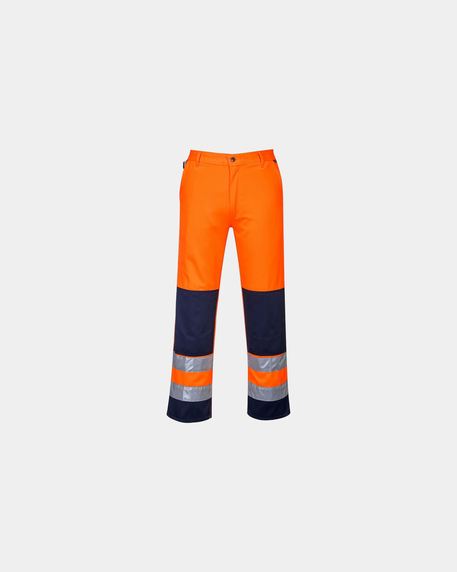 Hi-Vis broek polycoton versterkte naden om te personaliseren - Oranje