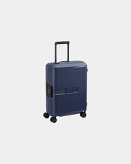 Koffer polypropyleen slim 55 cm om te personaliseren - Marineblauw