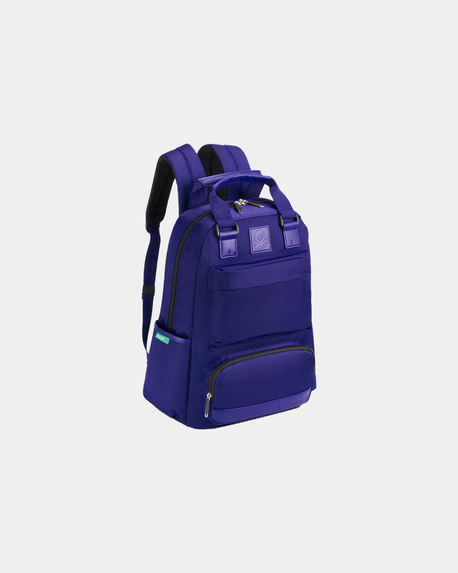 Rugzak tote polyester 25L Color Block om te personaliseren - Marineblauw