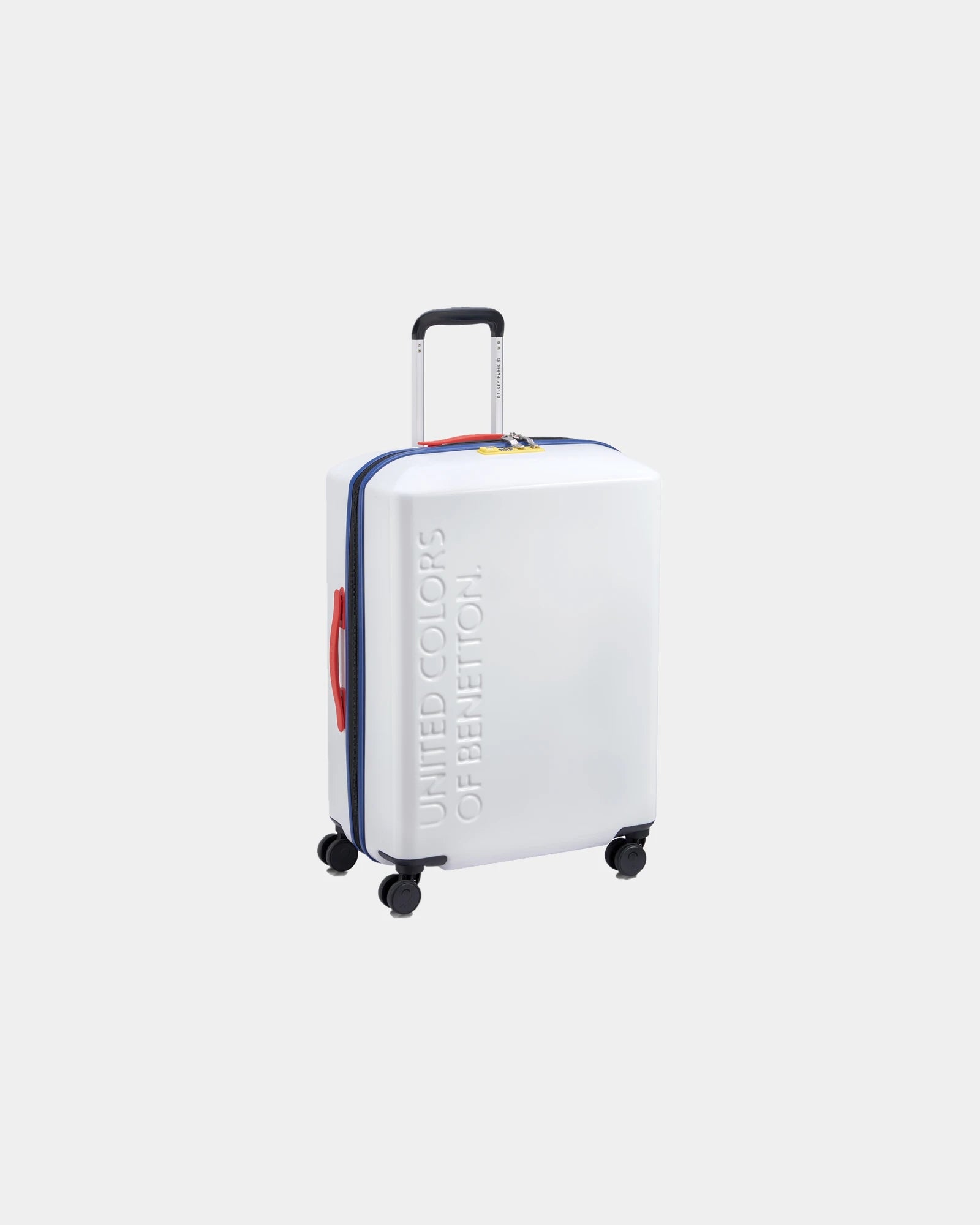 Koffer polycarbonaat 66 cm 69L om te personaliseren - Wit
