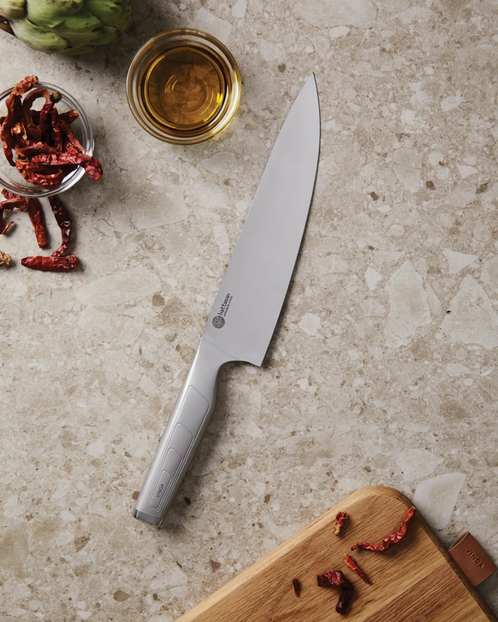 Chef's mes Vinga Hattasan om te personaliseren - 5