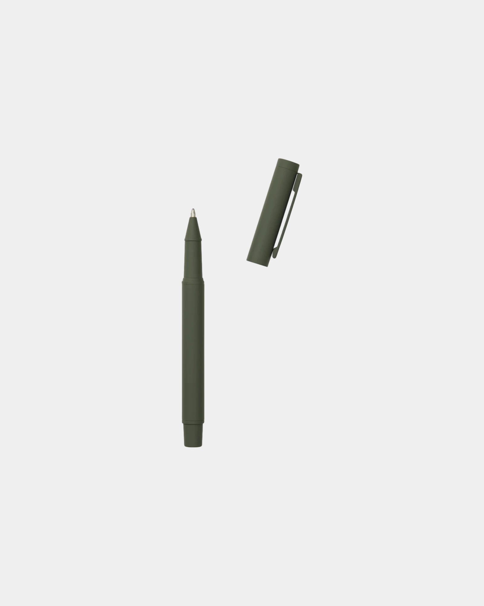 Pen gerecycled rvs Vinga Baltimore om te personaliseren - Groen