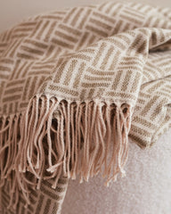 Plaid jacquard acryl Vinga Lenox om te personaliseren - 10