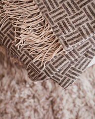 Plaid jacquard acryl Vinga Lenox om te personaliseren - 15