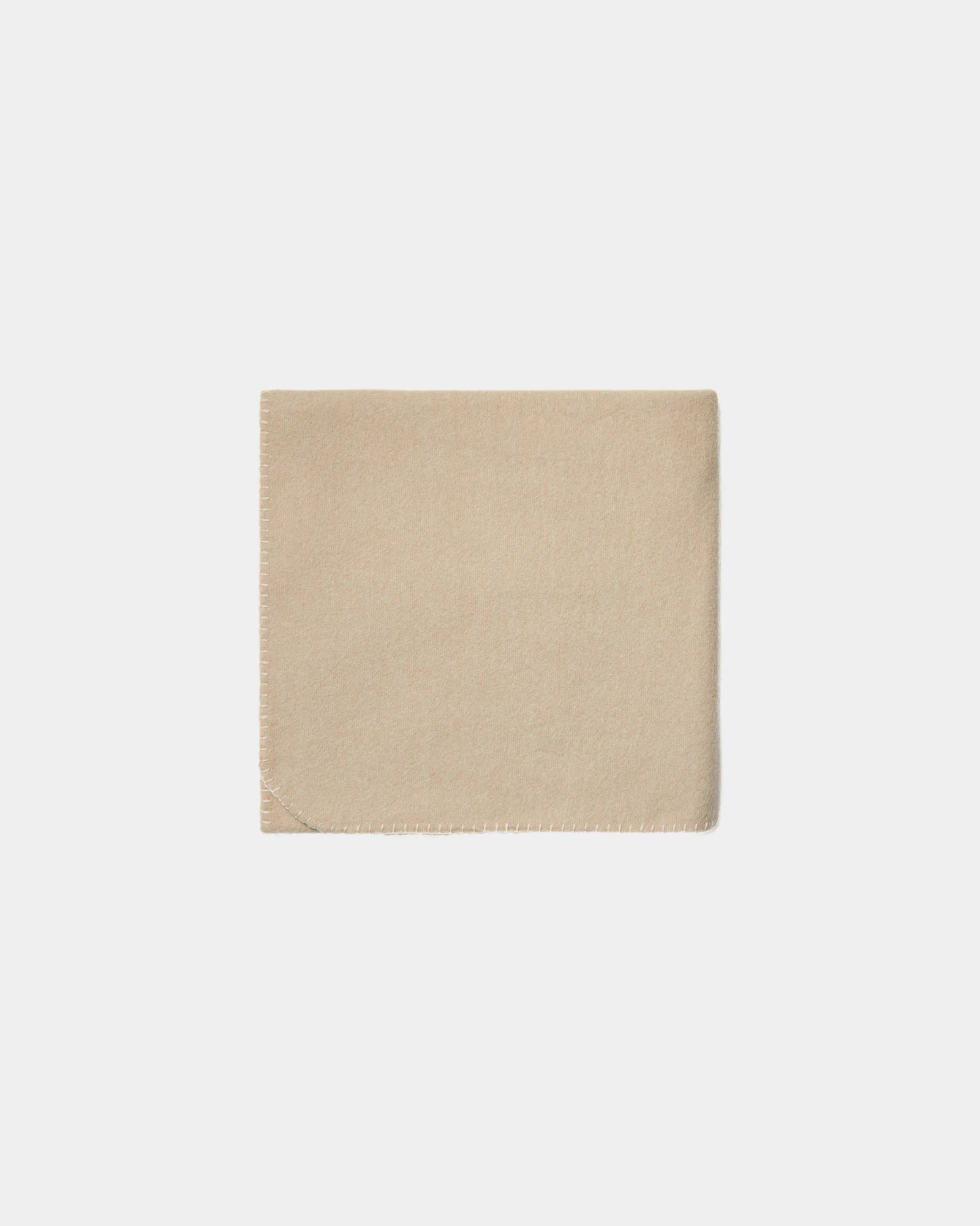 Plaid gerecycled polyester Vinga Bilton om te personaliseren - Beige