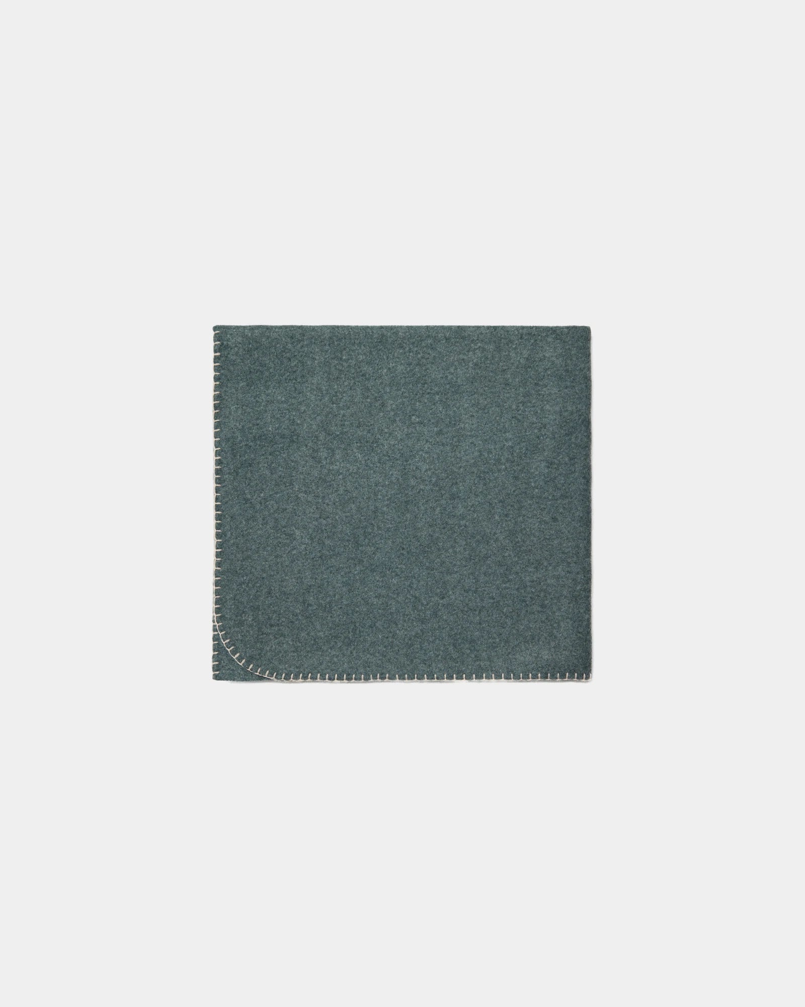 Plaid gerecycled polyester Vinga Bilton om te personaliseren - Groen