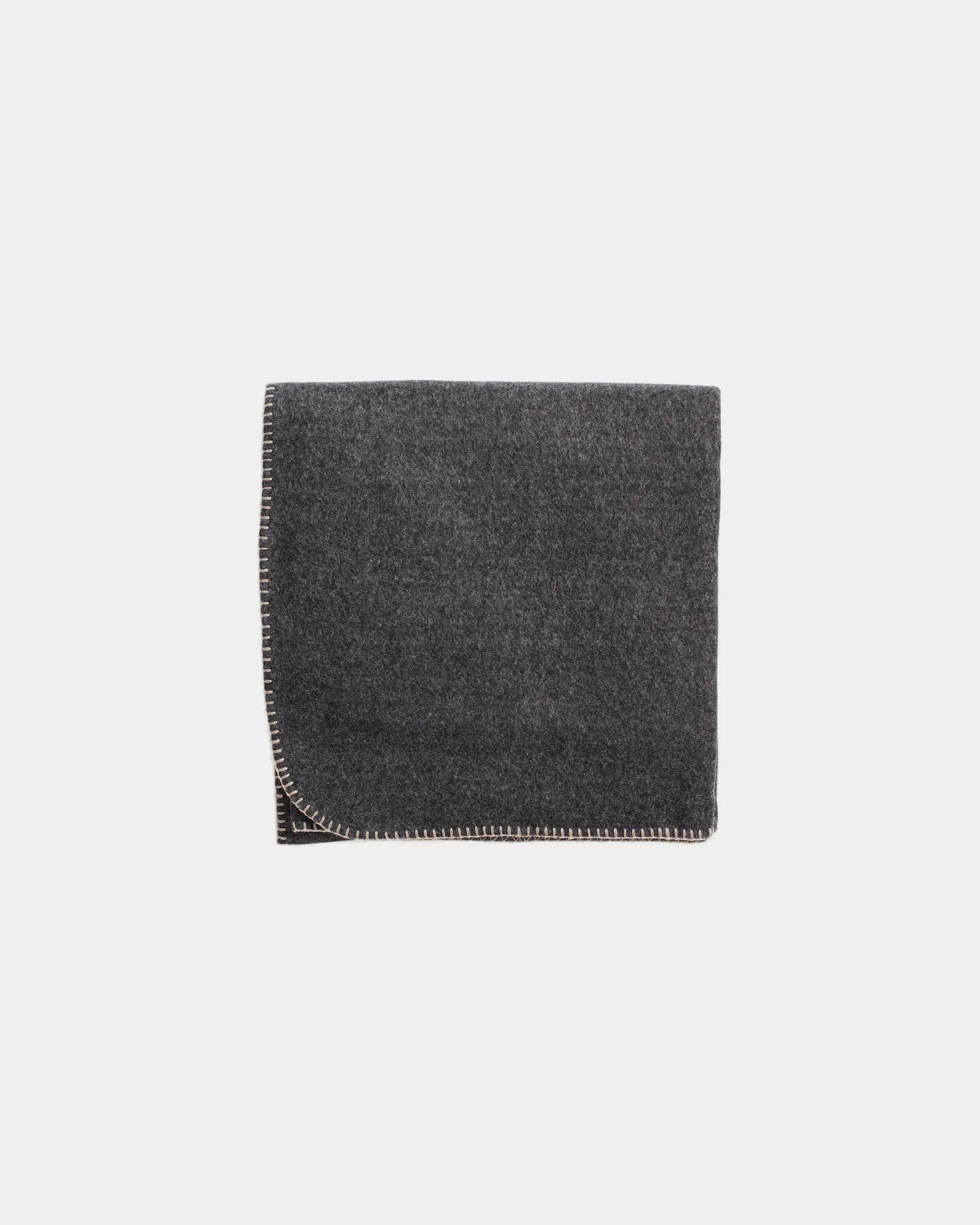 Plaid gerecycled polyester Vinga Bilton om te personaliseren - Grijs