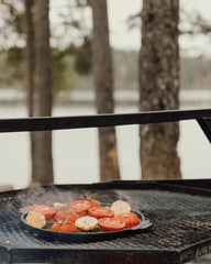 Grillplaat rond gietijzer Monte Ardoise om te personaliseren - 5