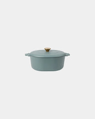 Cocotte gietijzer Monte Heritage 4L om te personaliseren - Blauw