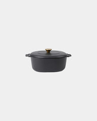 Cocotte gietijzer Monte Heritage 4L om te personaliseren - Zwart