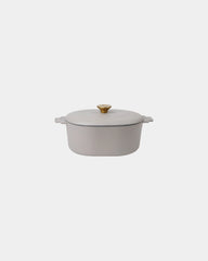 Cocotte gietijzer Monte Heritage 4L om te personaliseren - Grijs