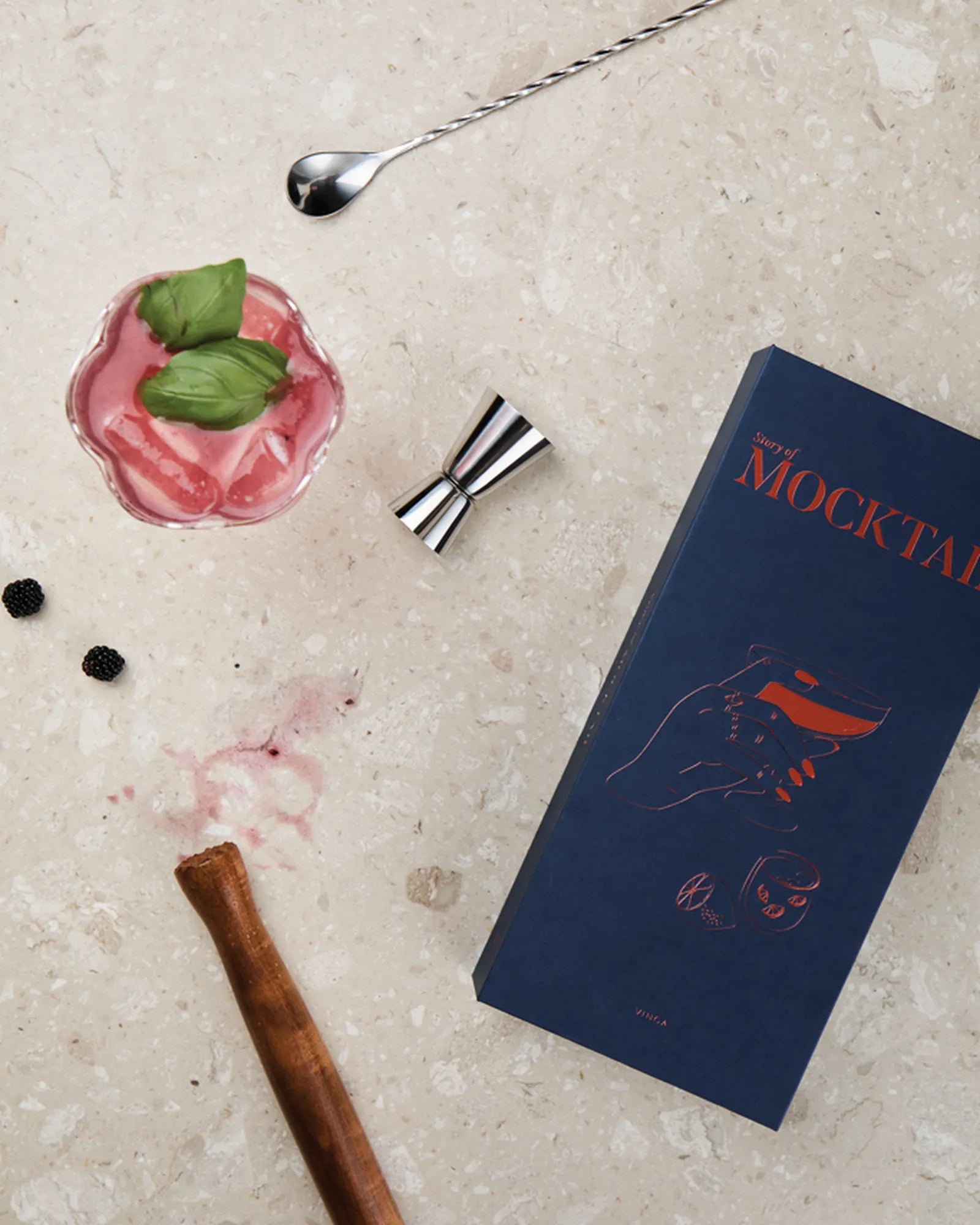 Mocktailset FSC hout Vinga Histoire om te personaliseren - 3