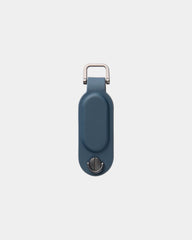 Sleutelvinder gerecycled ABS Baltimore om te personaliseren - Marineblauw