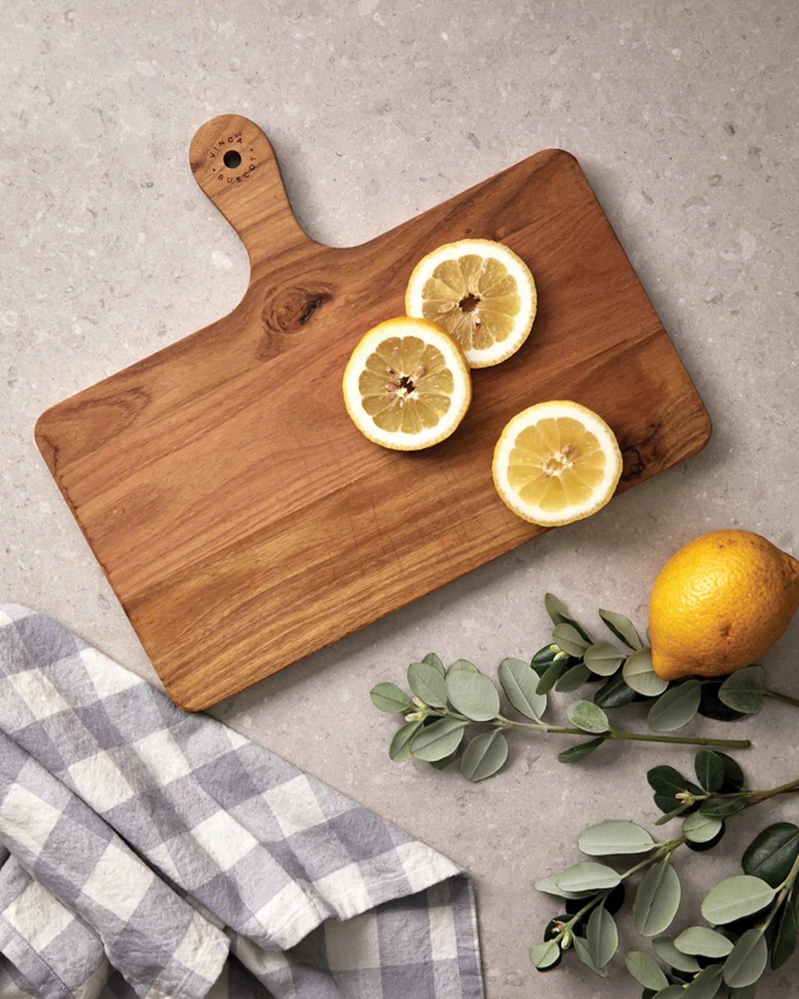 Serveerplank FSC-teak Vinga Buscot om te personaliseren - 4