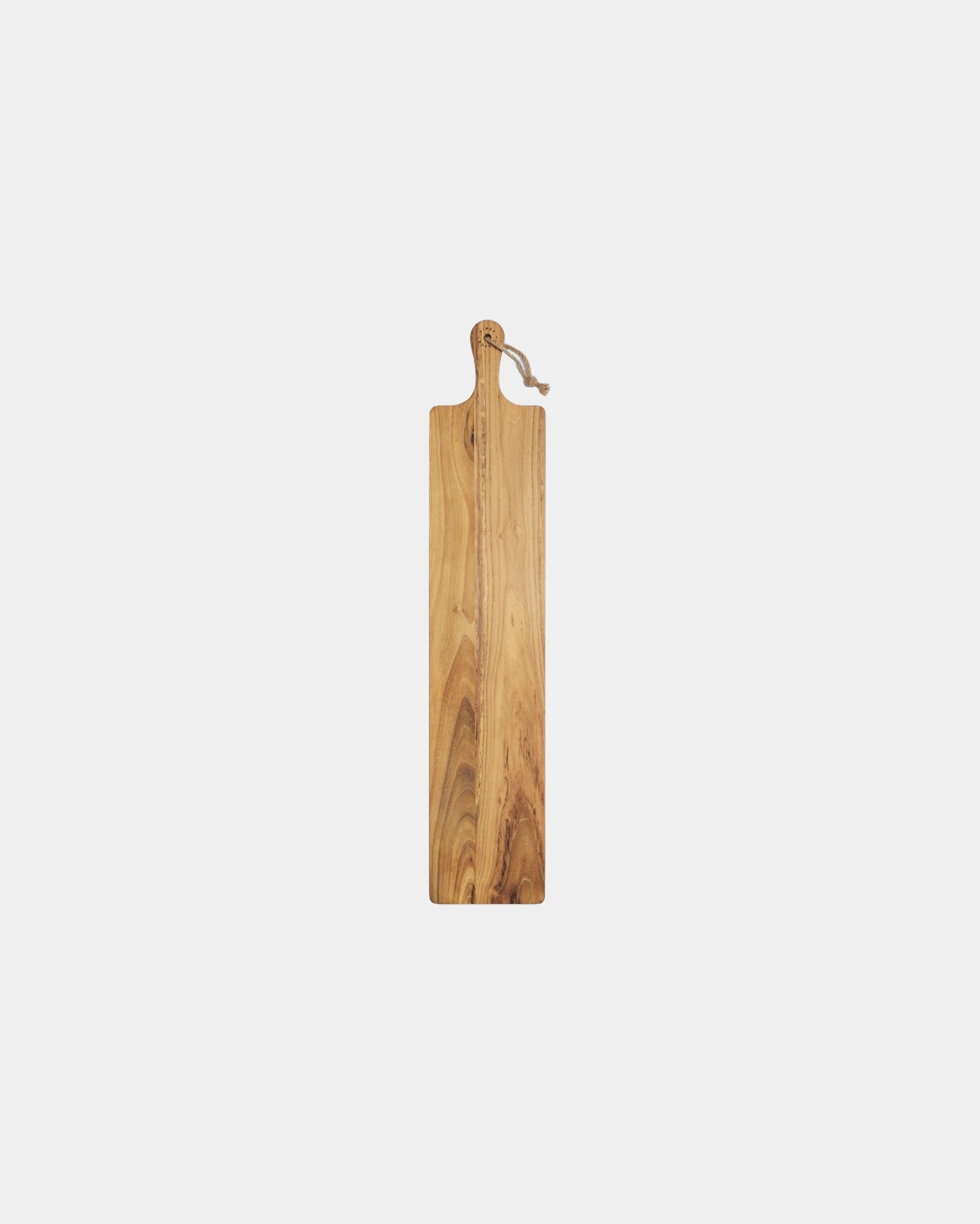 Serveerplank FSC-teak Buscot 75 cm om te personaliseren - Bruin