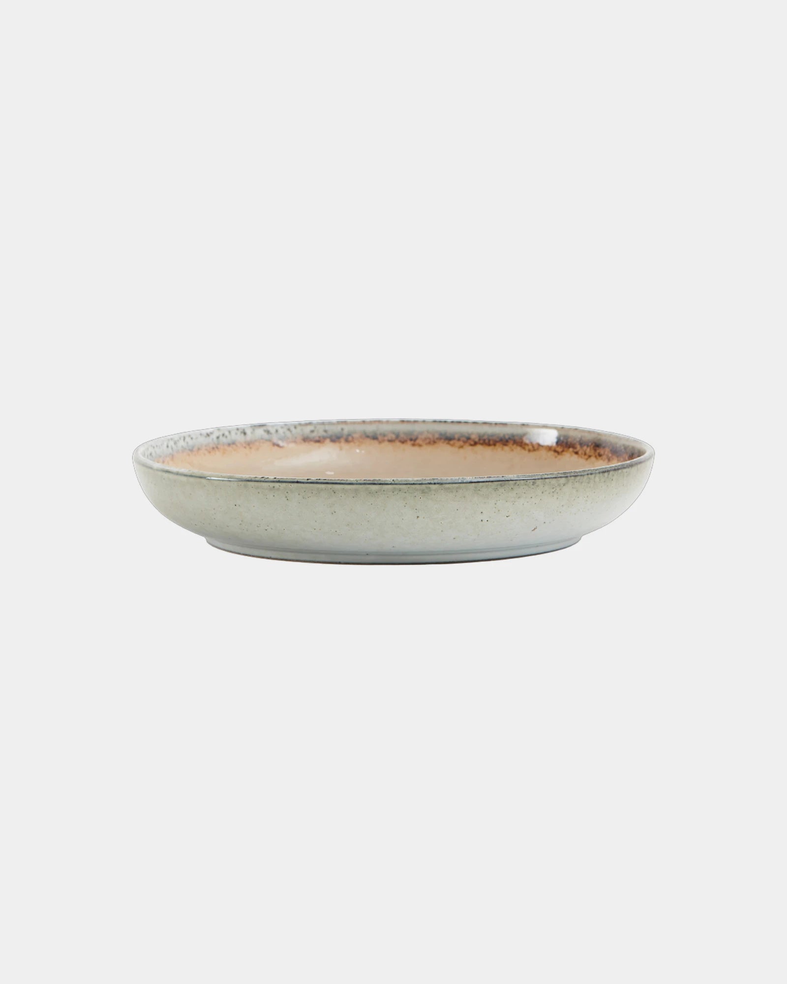 Saladeschaal grès Vinga Nomimono 31 cm om te personaliseren - Beige