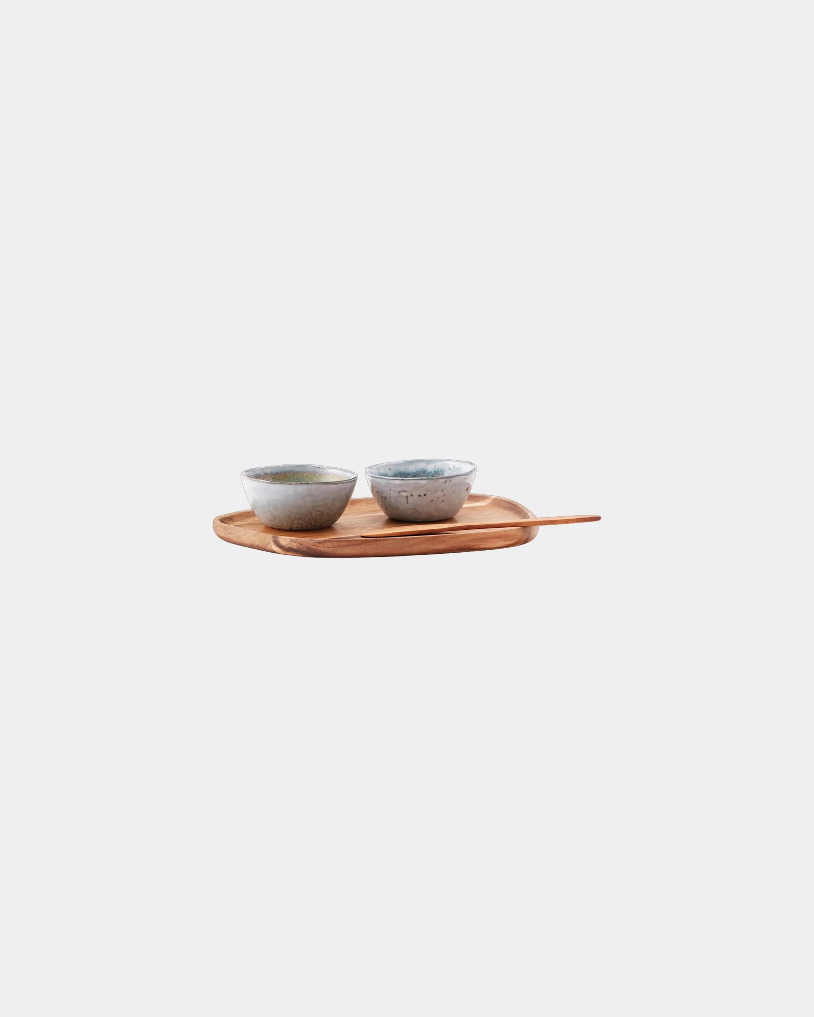 Tapasset grès en hout Vinga Nomimono om te personaliseren - Beige