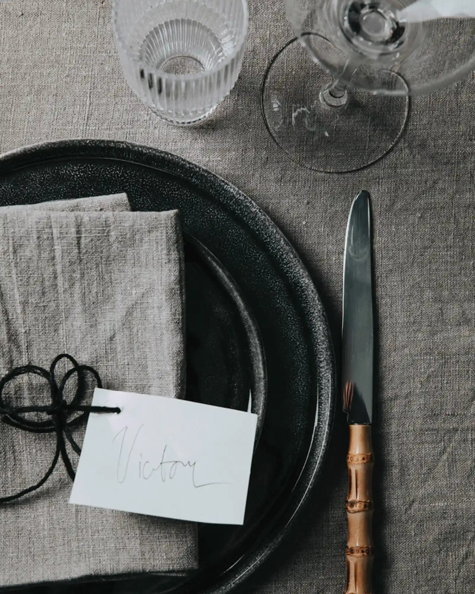 Servies grès Vinga Nomimono 26,5 cm om te personaliseren - 3