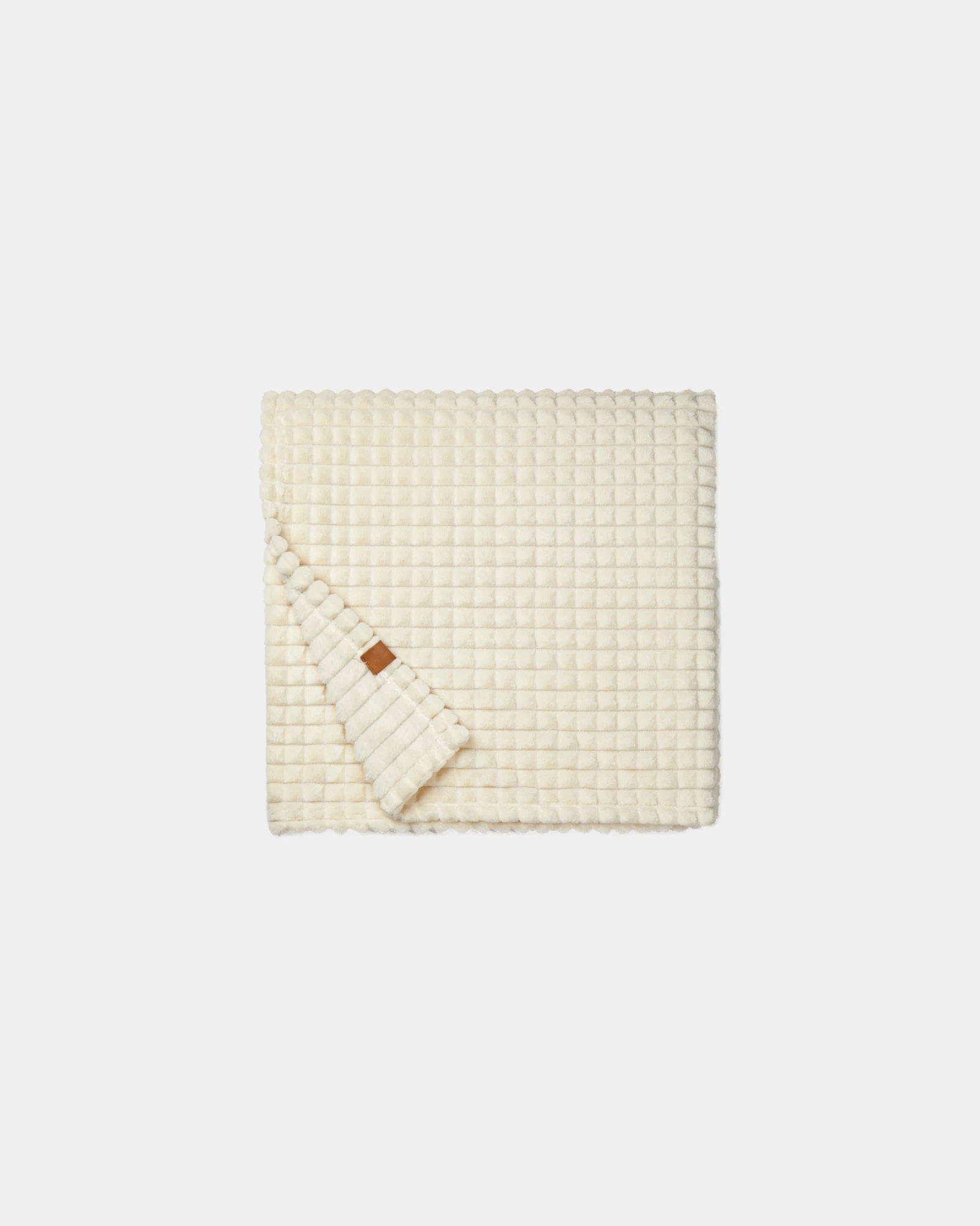 Plaid gerecycled rPET Vinga Branson om te personaliseren - Beige