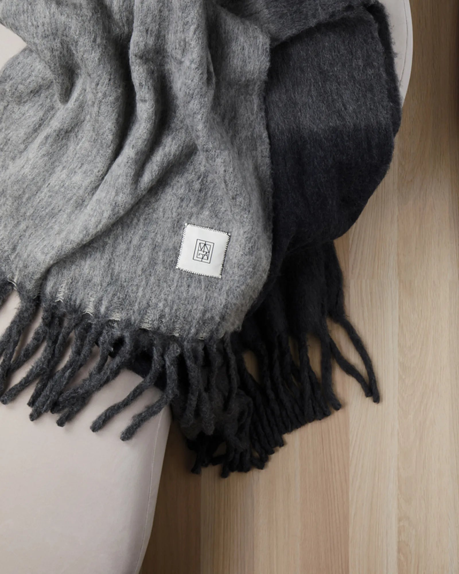 Plaid wollen mix Vinga Saletto om te personaliseren - 4