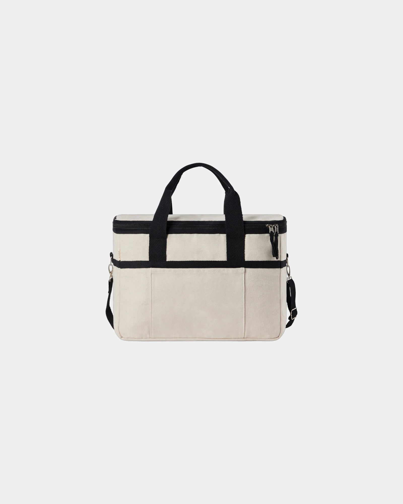 Koelbox gerecycled canvas Volonne 18L om te personaliseren - Gebroken wit