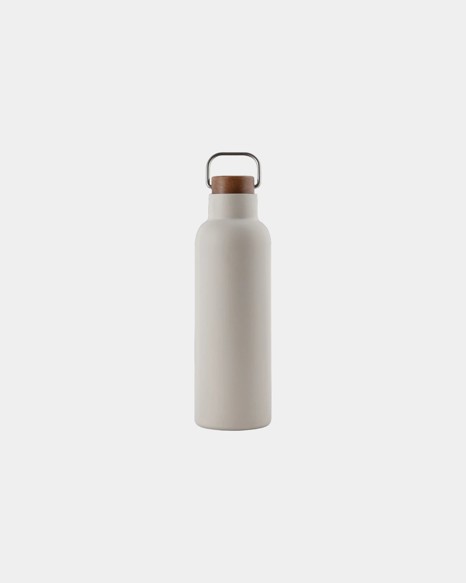 Thermosfles van gerecycled rvs Ciro om te personaliseren - Beige