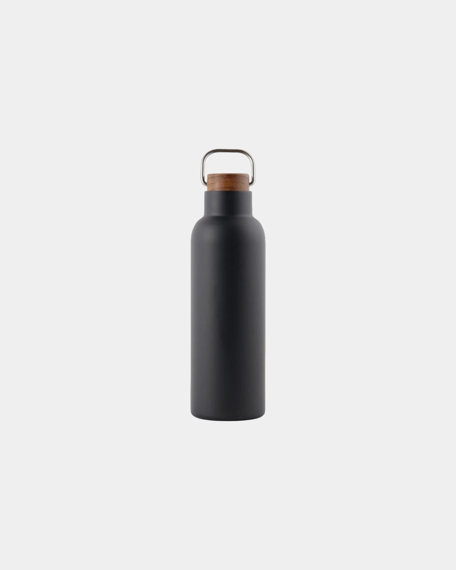 Thermosfles van gerecycled rvs Ciro om te personaliseren - Zwart