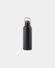 Thermosfles van gerecycled rvs Ciro om te personaliseren - Zwart