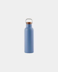 Thermosfles van gerecycled rvs Ciro om te personaliseren - Blauw