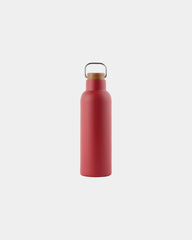 Thermosfles van gerecycled rvs Ciro om te personaliseren - Rood