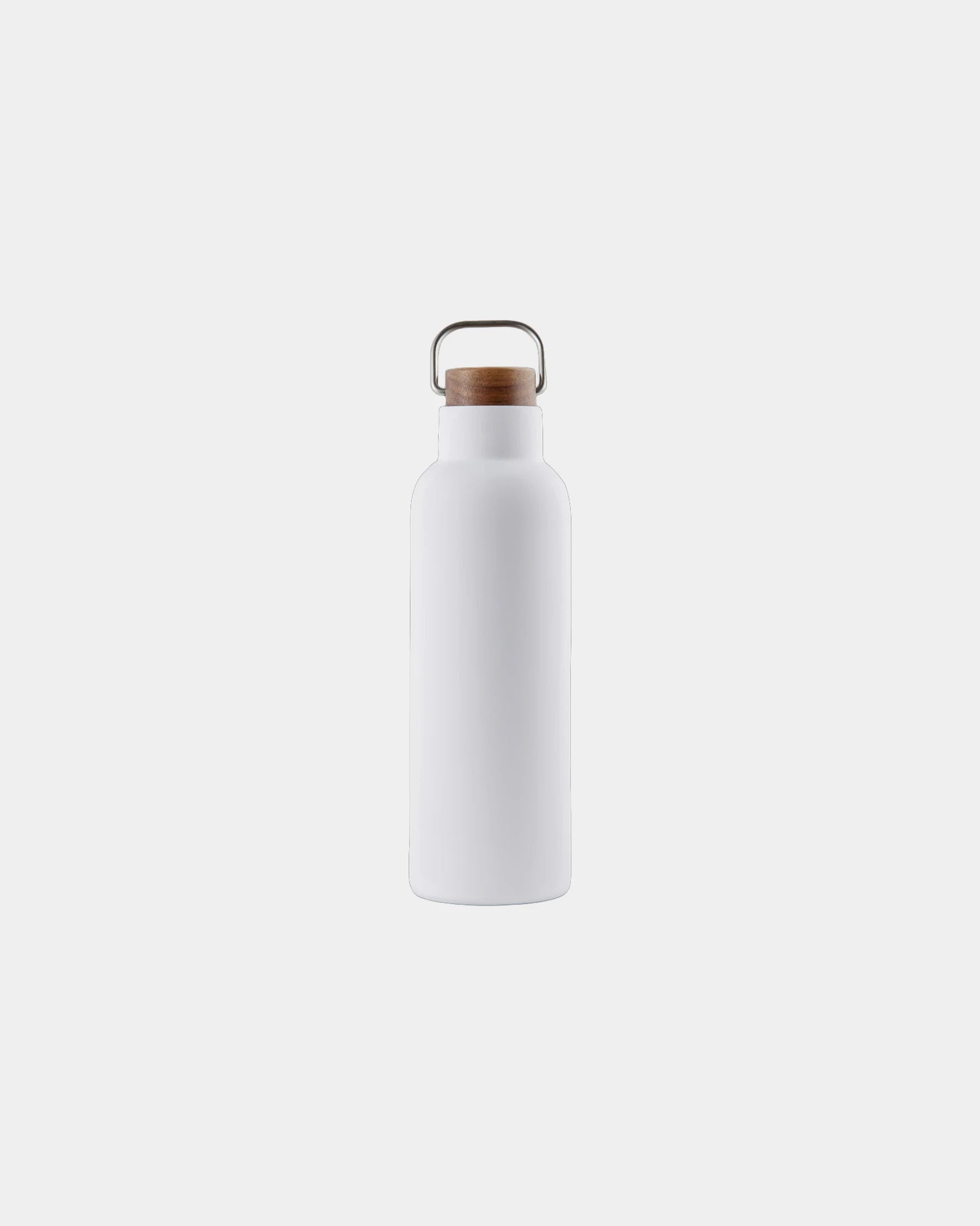 Thermosfles van gerecycled rvs Ciro om te personaliseren - Wit