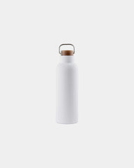 Thermosfles van gerecycled rvs Ciro om te personaliseren - Wit