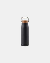 Gerecyclede thermosfles RCS Ciro 300 ml om te personaliseren - Zwart